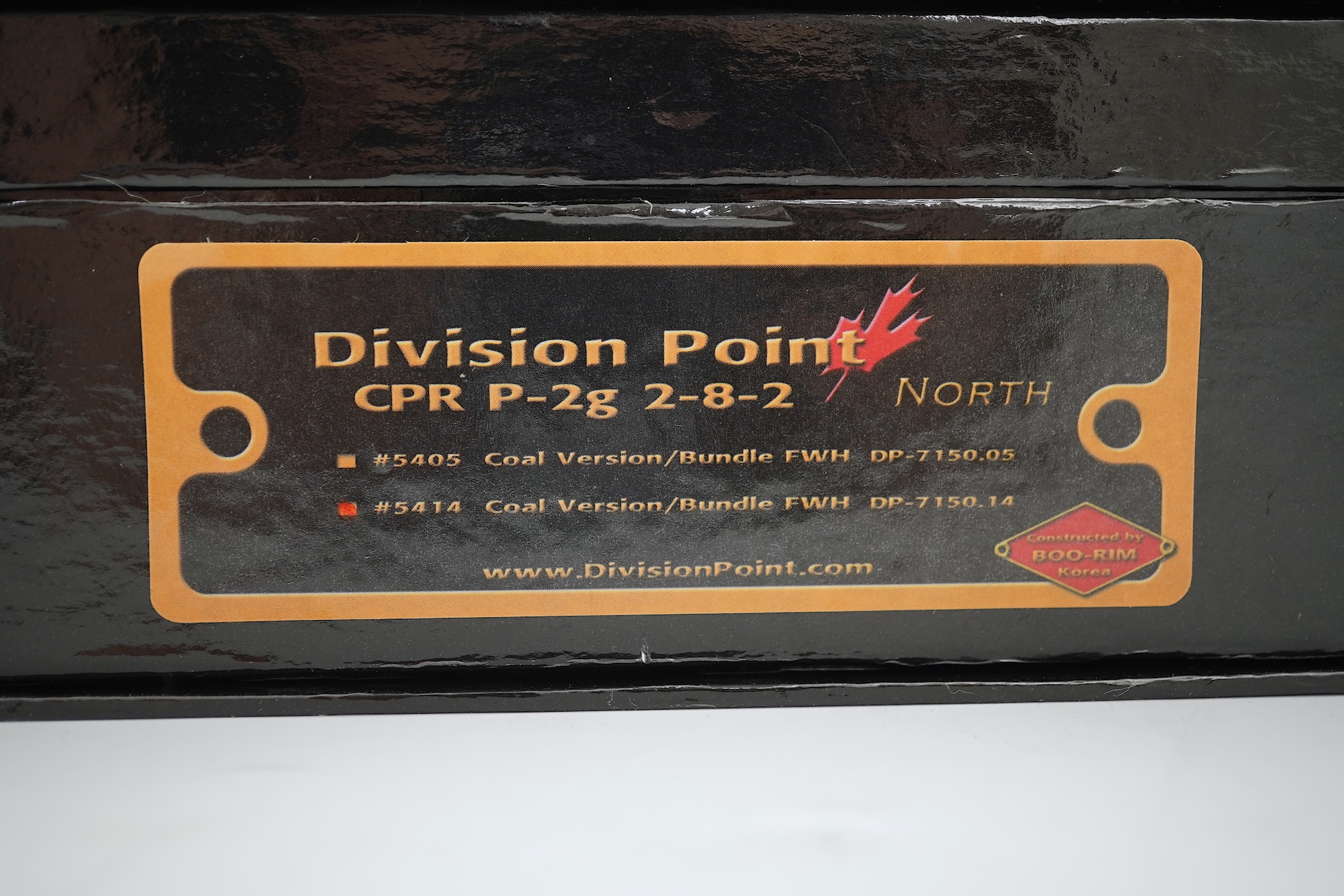 A boxed HO gauge Division Point model of Canadian Pacific Railway P-2g, 5414, 2-8-2 locomotive with bogie tender, powered for two rail operation.